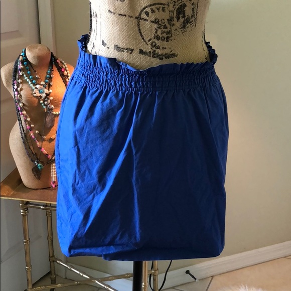 J.crew cobalt blue mini skirt - Picture 5 of 5